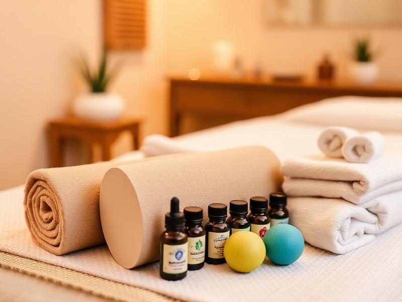 Deep tissue therapeutic massage for muscle relief